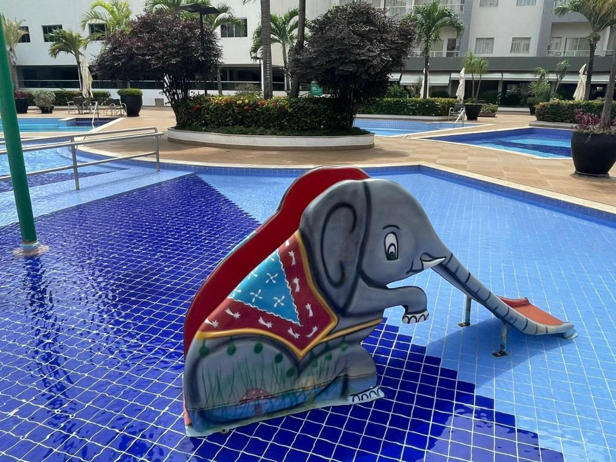 Flat 501 - Condominio Veredas Do Rio Quente - Diferenciado Com Ar Na Sala E No Quarto Экстерьер фото